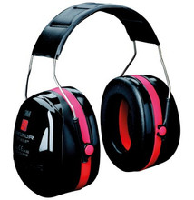 Peltor Optime III fültok H540A 32103 fekete/piros