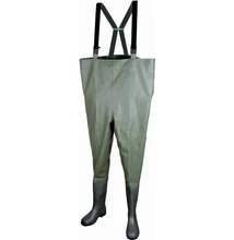 CHEST WADERS PVC tacsiruha mellkasig érő csizma rögzítőpánttal OB