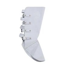 GAL Hegesztő lábszárvédő csatos 1db hasítékbőr szürke