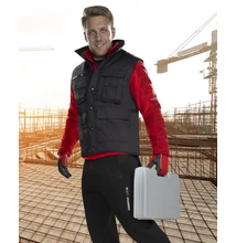 TONY mellény férfi fekete 3XL