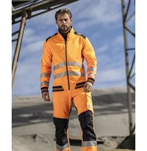 SIGNAL láthatósági cipzáras pulóver