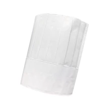 TOQUE Szakácssapka ( 10db/cs ) unisex  Fehér