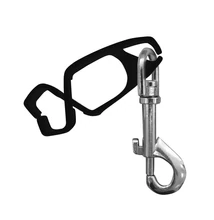 A001 Kesztyű rögzítő Fekete