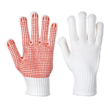 A112 Vastag Pontozott fehér/piros kesztyű M/8 NR.