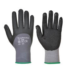 A353 Dermiflex Ultra Plus Védőkesztyű szürke/fekete XL/10