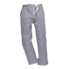 C075 Barnet séf nadrág kockás kék/fehér XL