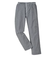 C079 Bromley séf nadrág kockás Fekete/Fehér XL