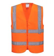 C375 Hi-Vis zippzáras mellény Narancssárga XL