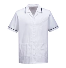 C820 Egészségügyi férfi felső Fehér L