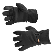 GL12 Polár Insulatex kesztyű, bélelt Fekete