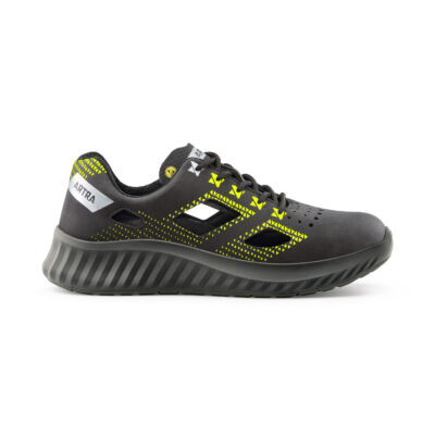 Ardesio S1P ESD cipőfűzős munkavédelmi szandál fekete/neon sárga 43