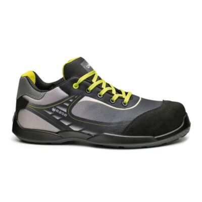 BASE Tennis munkavédelmi cipő S3 fekete/sárga 45