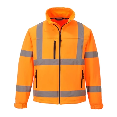 S424 Jól Láthatósági Softshell Dzseki narancs S