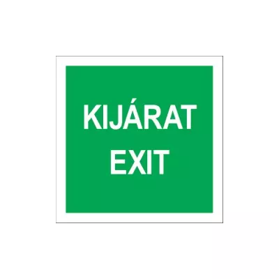 Kijárat - Exit (felirat) Vinil matrica 148x148