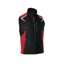 BODYFORCE Softshell mellény fekete/piros 3XL