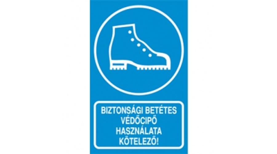 Biztonsági betétes védőcipő használata kötelező! Vinil Biztonsági betétes védőcipő használata kötelező | St.Florian